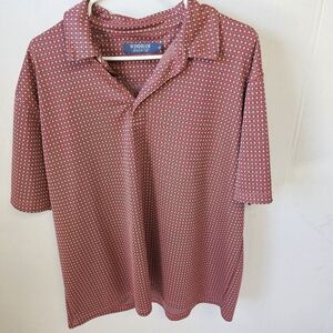 VINTAGE 90'S MEN RED WINDHAM POINTE POLO SHIRT SZ XXL